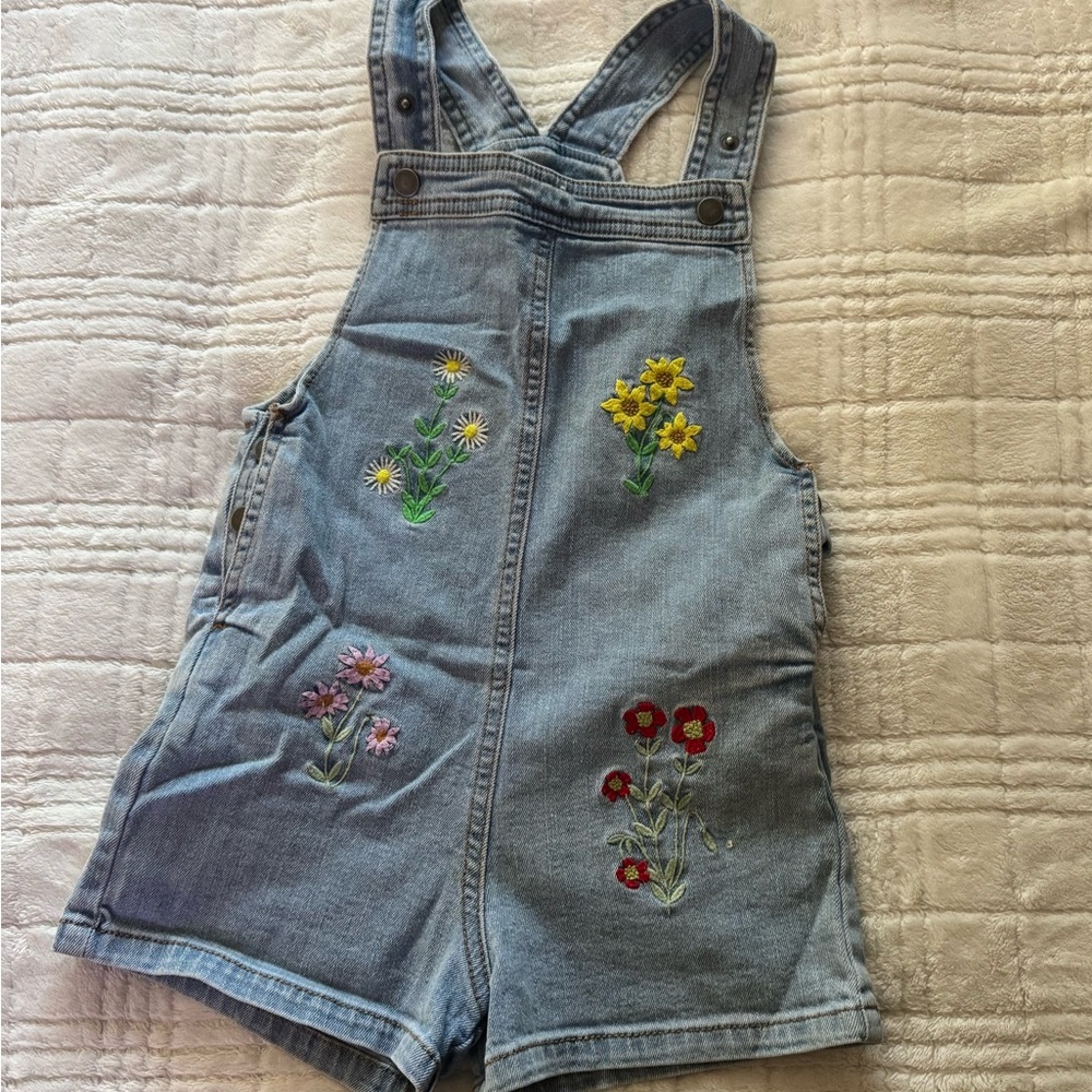 Adidas Light Blue Denim Overalls